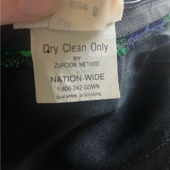 ⚜️ Mardi Gras Vintage 80s Sequined Dress - Picture 11 of 11